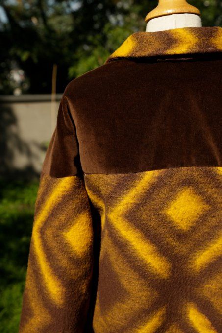bomber vintage marron