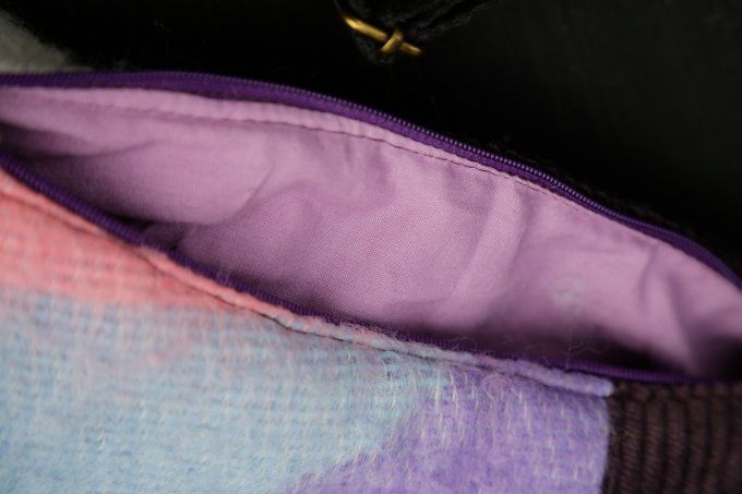 sac croissant de lune violet