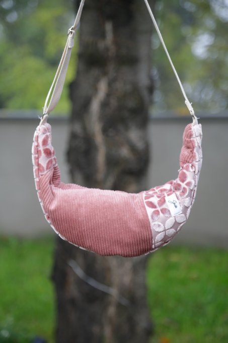 sac croissant de lune rose