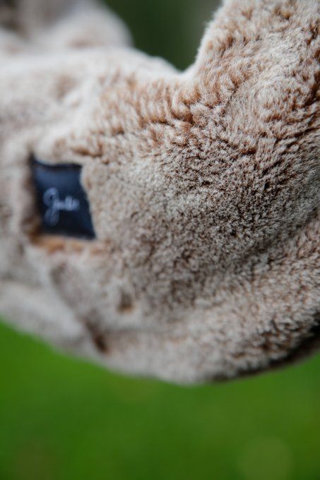 sac croissant de lune marron beige