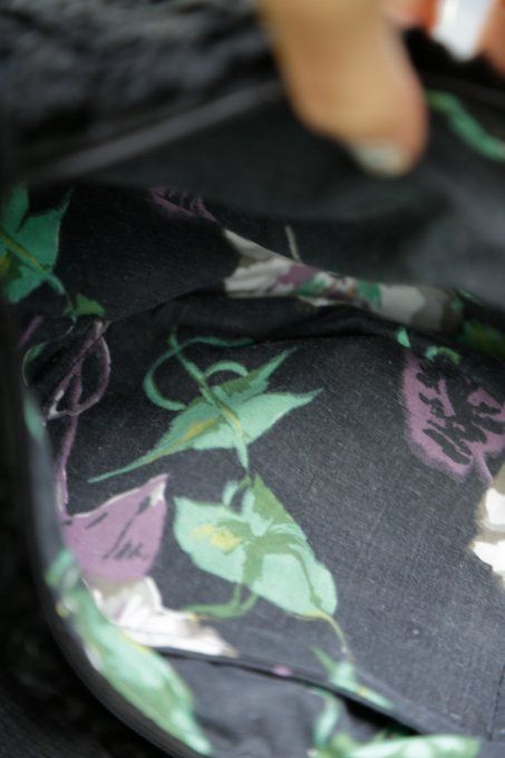 sac croissant de lune noir