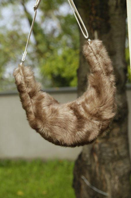 sac croissant de lune marron