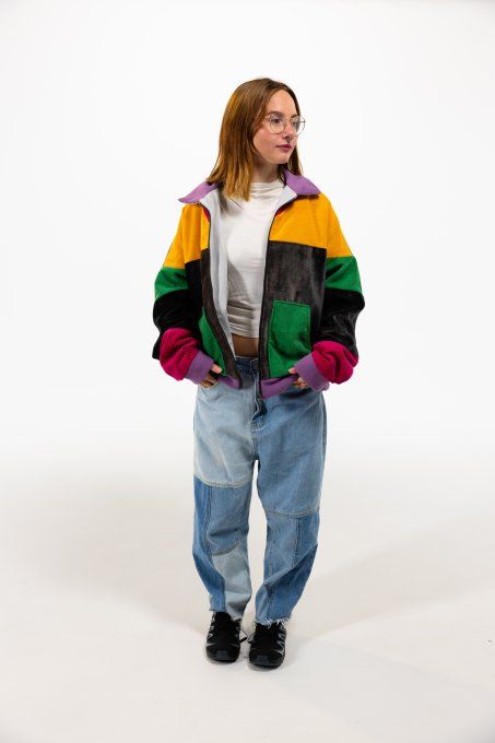 Veste couverture n°11 multicolore