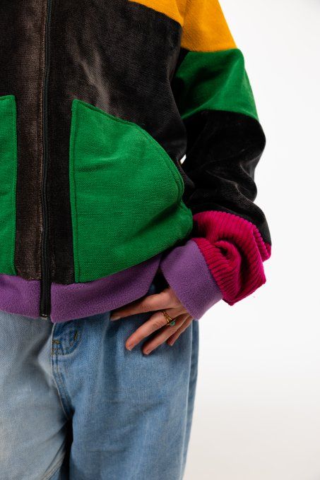 Veste couverture n°11 multicolore