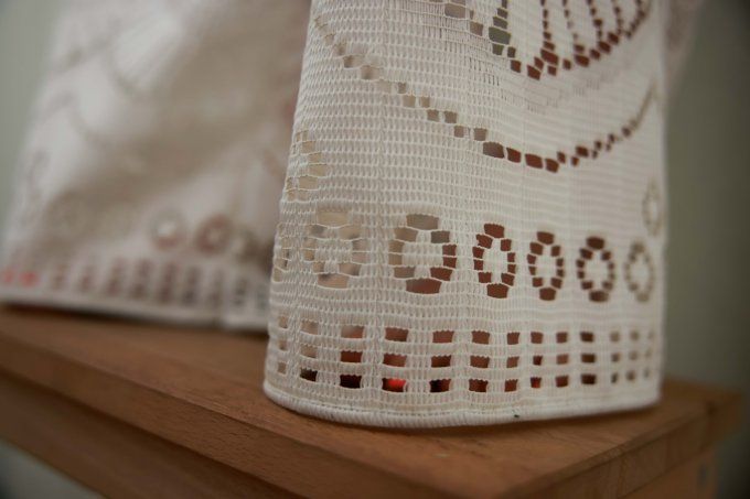 pantalon dentelle blanc dessin
