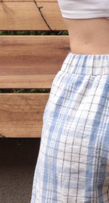 short bleu et blanc - Copie