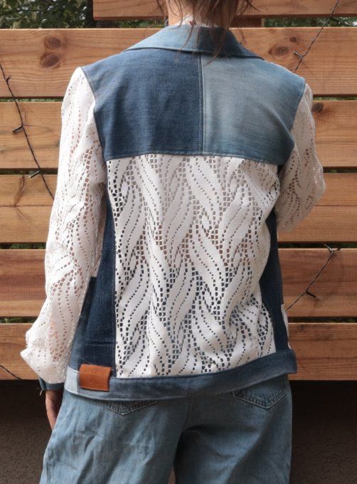 veste dentelle blanche
