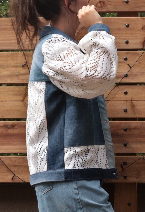 veste dentelle blanche