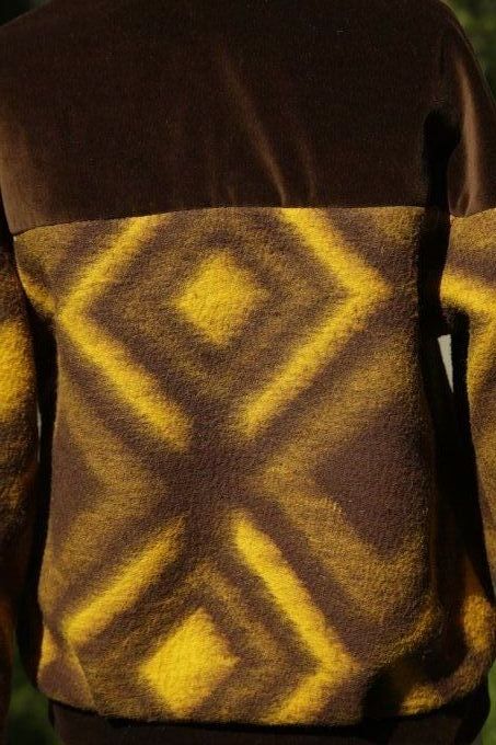 bomber vintage marron